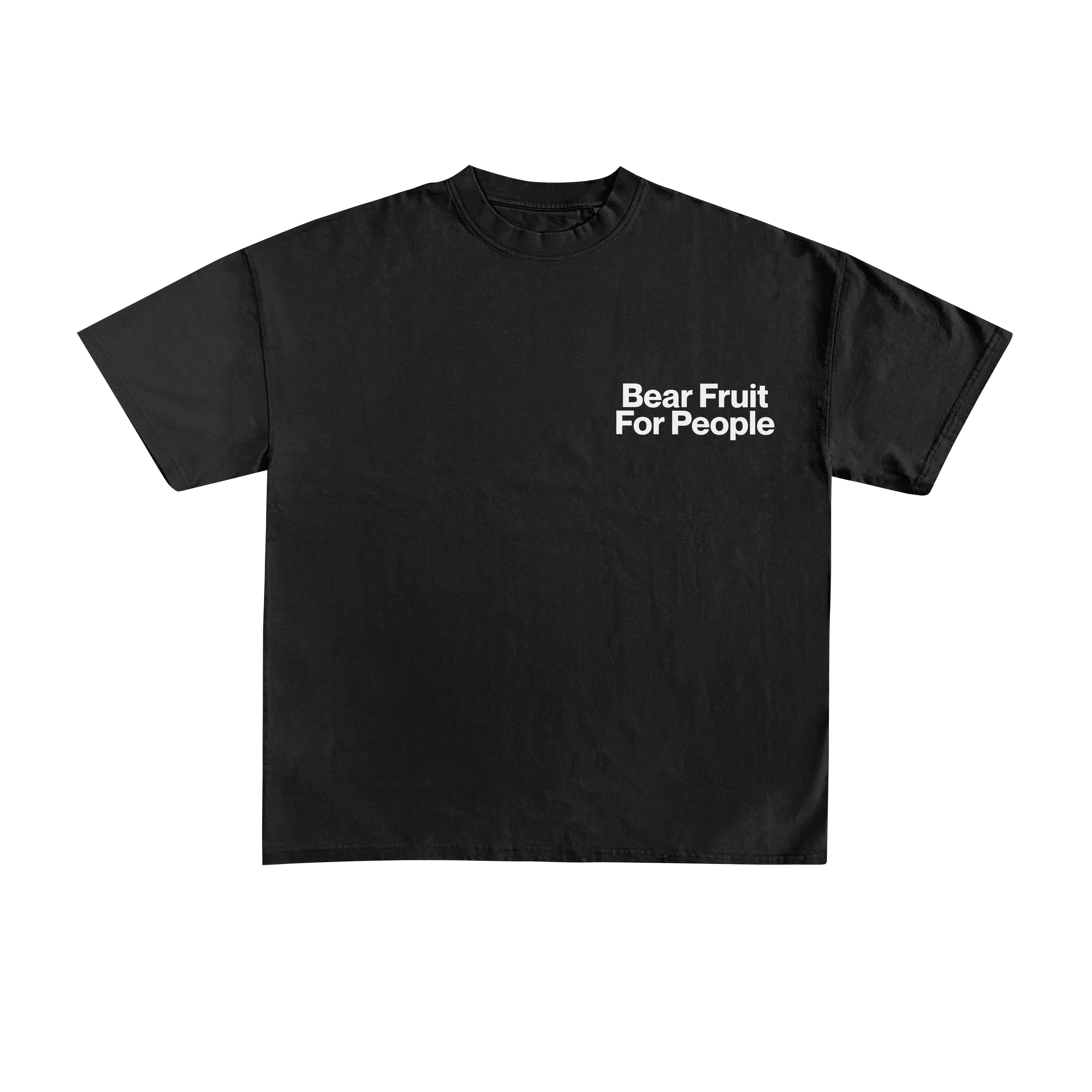 "Bear Fruit For People" Tee (Black)