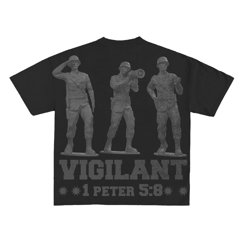 "Lookout For People" Tee (Black/Grey)