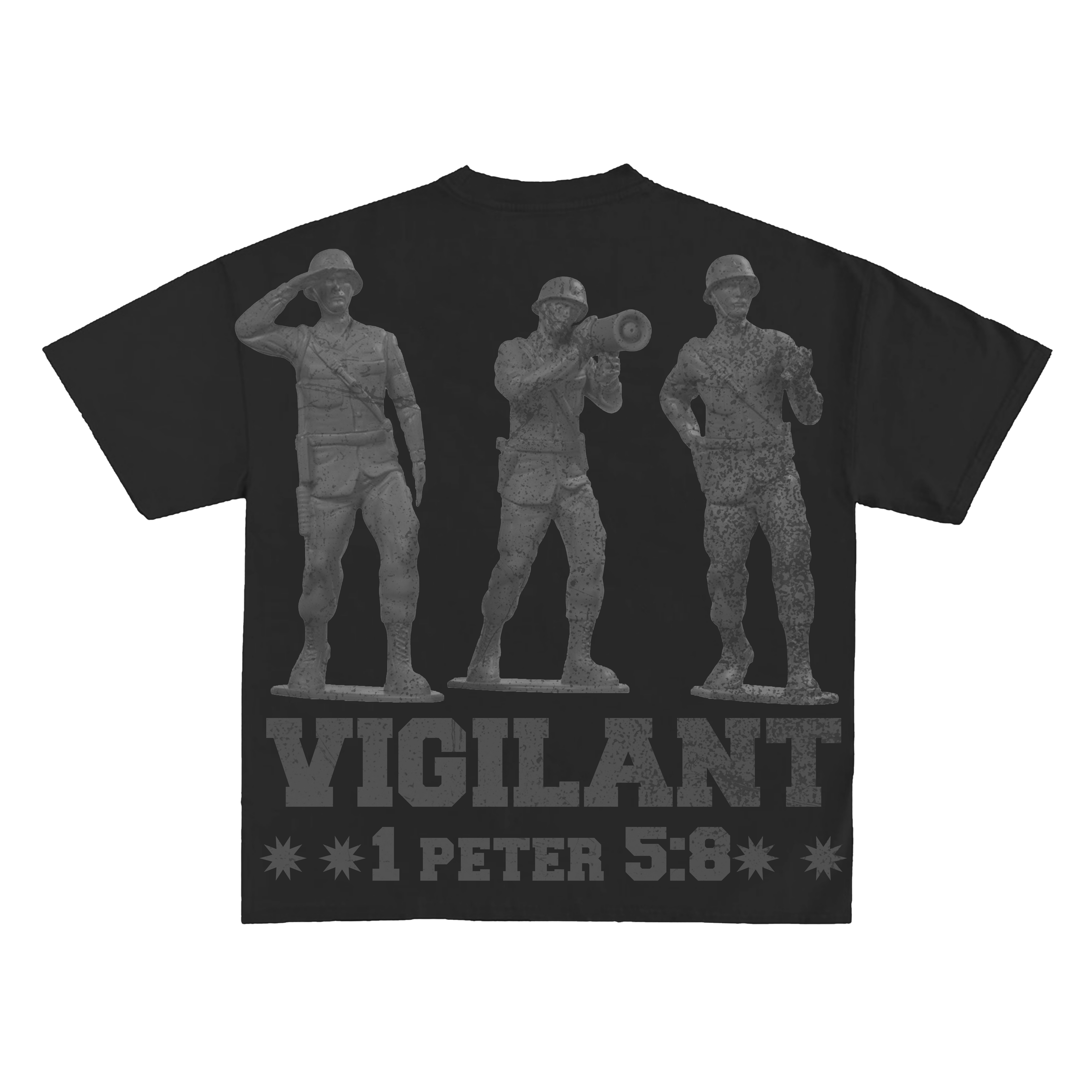 "Lookout For People" Tee (Black/Grey)
